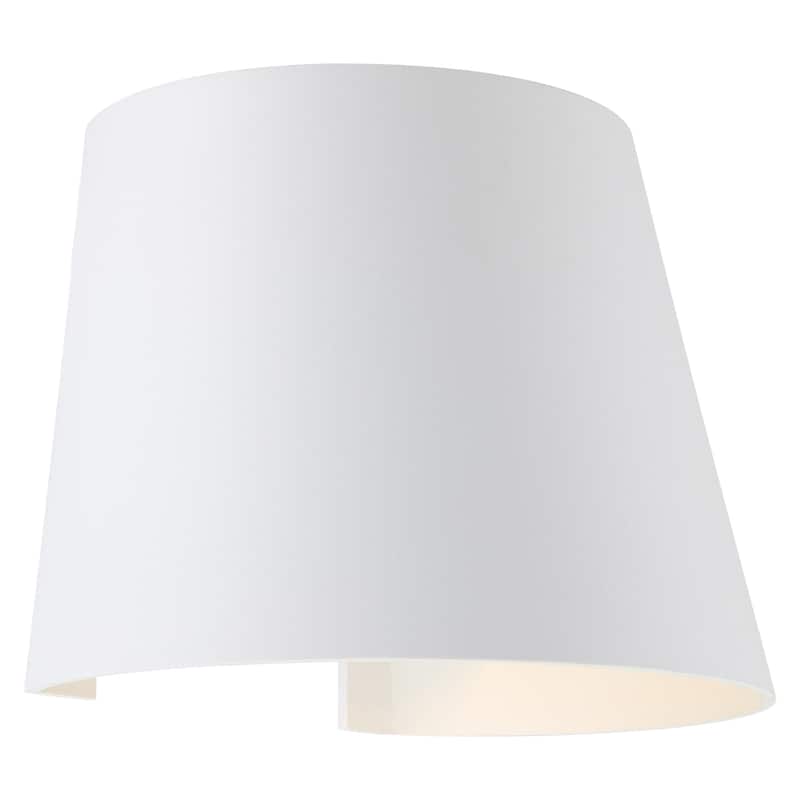 Access Lighting Cone 6" Tall LED Outdoor Wall Sconce - 3000K - White