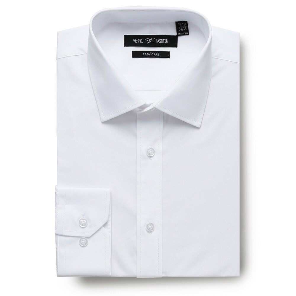 Mens white dress shirts sale Clearance