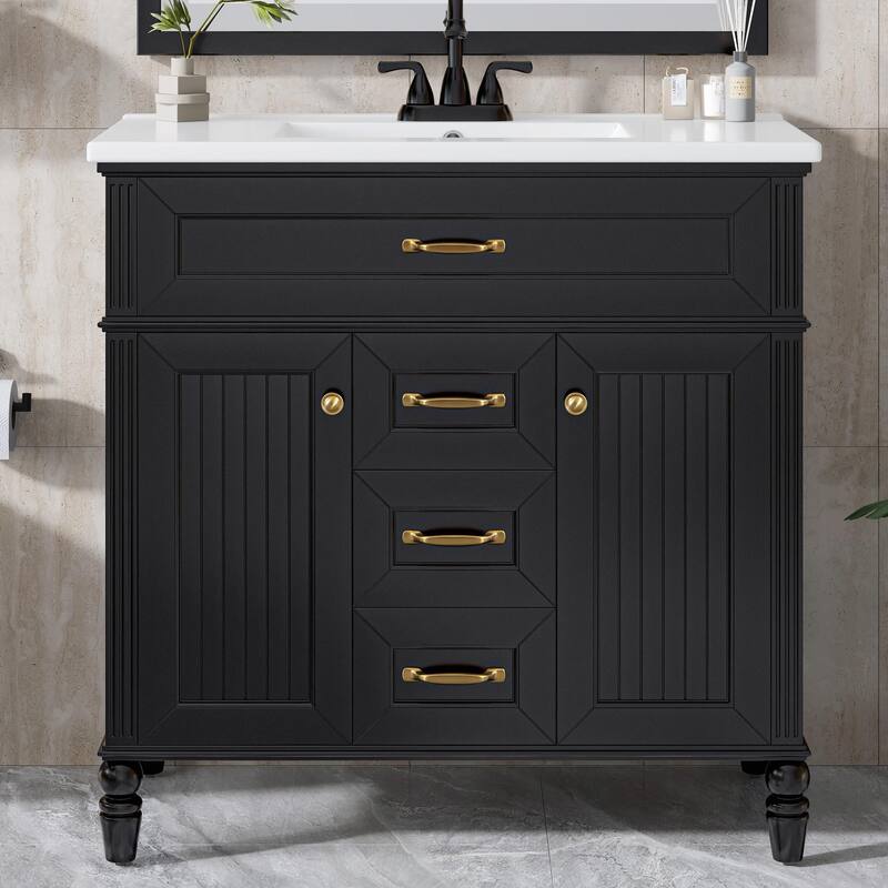 36" Bathroom Vanity with Sink Combo