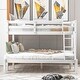 preview thumbnail 11 of 25, Twin over Full Solid Pine Wood Bunk bed with Full-length Guardrail,Clean Silhouette and A Hue of Elegance