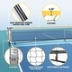 preview thumbnail 7 of 7, 22FT Portable Pickleball Badminton Volleyball Net Set All-in-One Net System