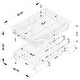 preview thumbnail 3 of 12, Stephan Contemporary Gunmetal Metal Frame Bunk Bed
