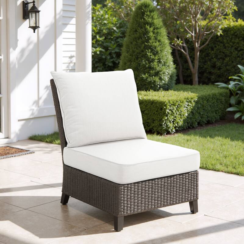 4.7" Thick Sunbrella Outdoor Cushion Set with Back and Seat Cushion