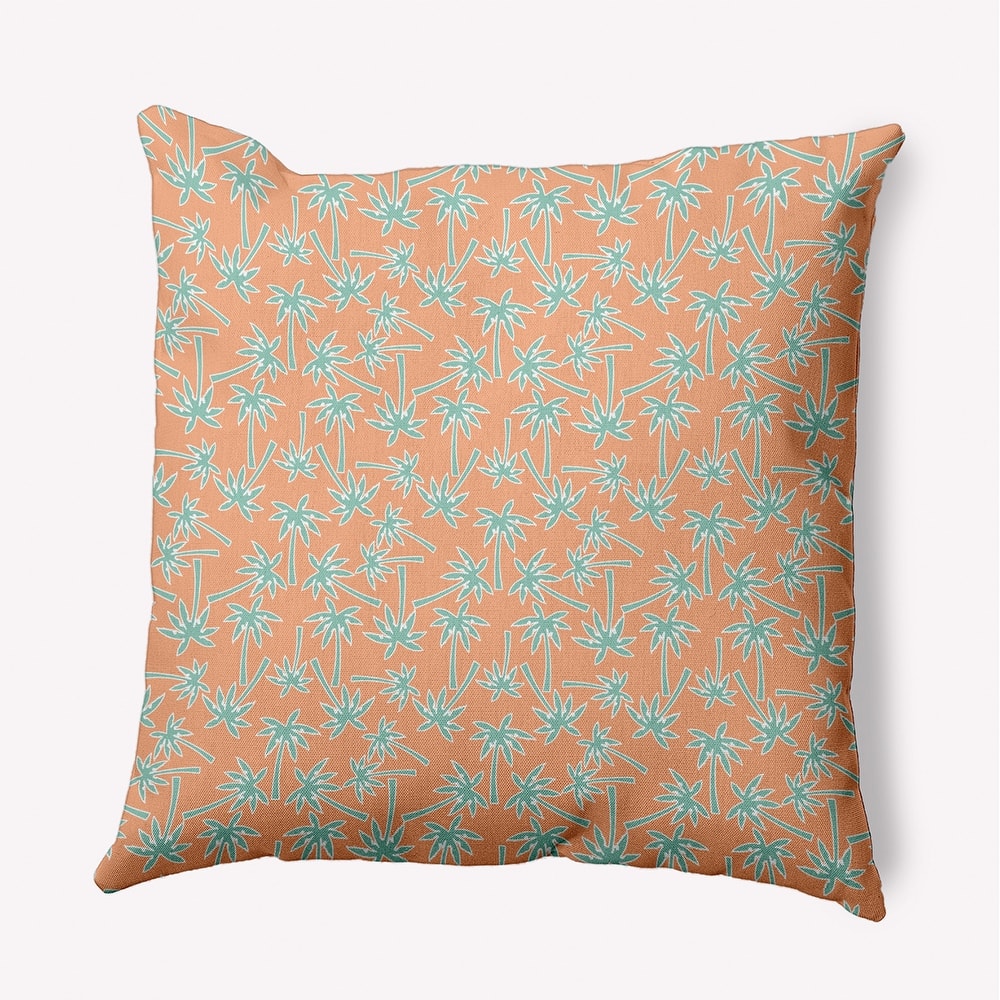 Palm Tree Pattern Decorative Throw Pillow