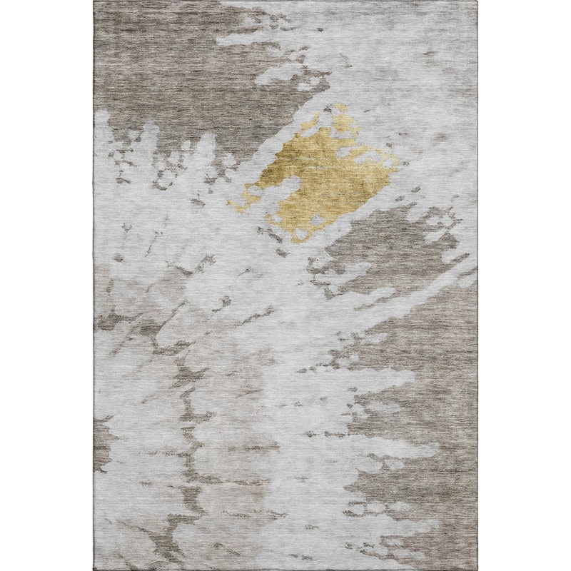 Premium Washable Super Soft Modern Spiral Mayfield Rug