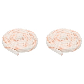 Lot De 2 Manchons Isolation Fibre De Verre Pour Tube - Diamètre Intérieur 3mm, Longueur 0,9m, Gaine Thermique