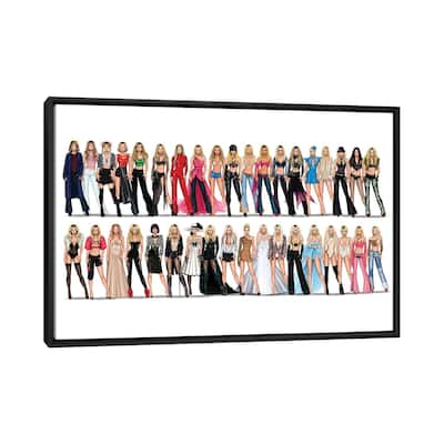 iCanvas "Britney Spears Videography" by Armand Mehidri Framed Canvas Print