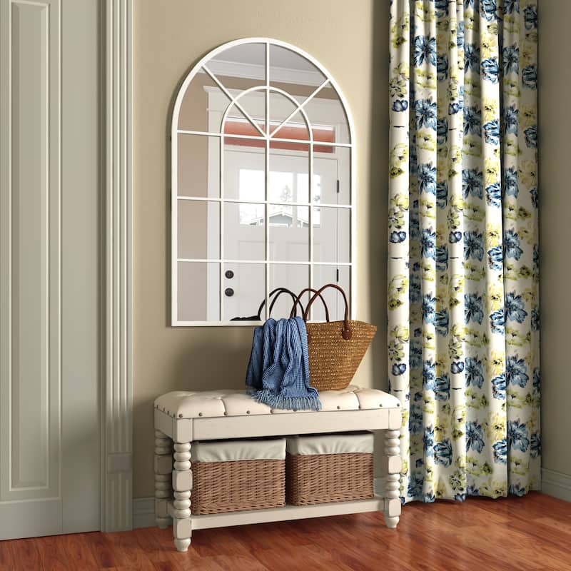 KOHROS Arched Window Finished Metal Mirror