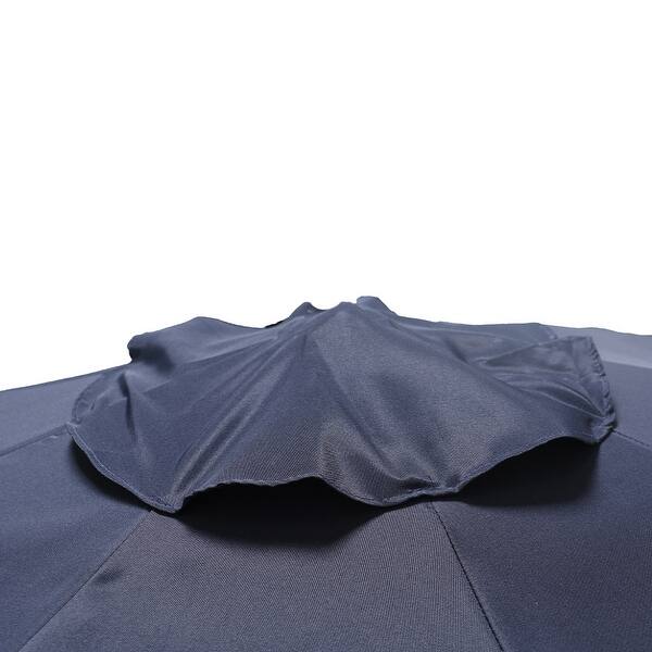 10ft 8 Ribs Patio Offset Umbrella Replacement Canopy Offset Umbrella Replacement Canopy