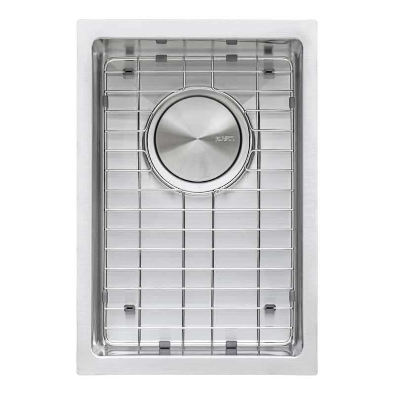 Ruvati 12 inch Undermount Bar Prep Tight Raduis 16 Gauge Kitchen Sink Stainless Steel Single Bowl - RVH7112