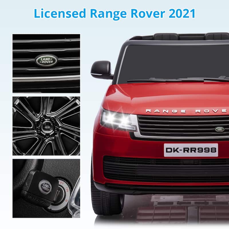 Licensed Land Rover Kids Ride on Truck Car 2-Seater