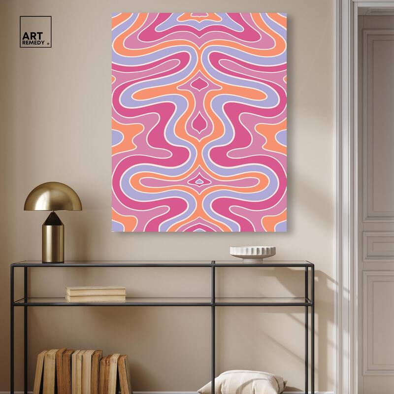 Bubble Gum Retro II Canvas by Art Remedy, Gallery Wrapped