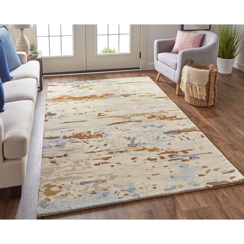 Grand Bazaar Calista Hand Tufted Abstract Modern Area Rug