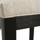preview thumbnail 21 of 20, Fescue Farmhouse Fabric and Rubberwood Upholstered Dining Chairs (Set of 2) by Christopher Knight Home