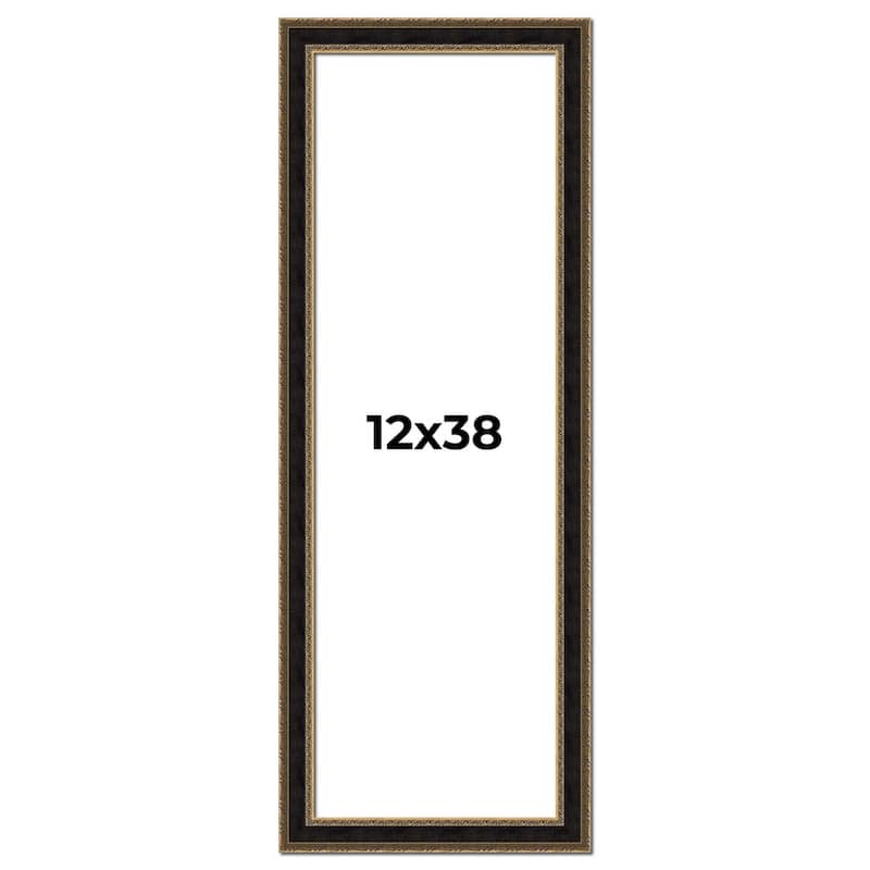12x38 Frame Gold Antique Vintage Sold Wood Picture Frame | 1.75 Inch