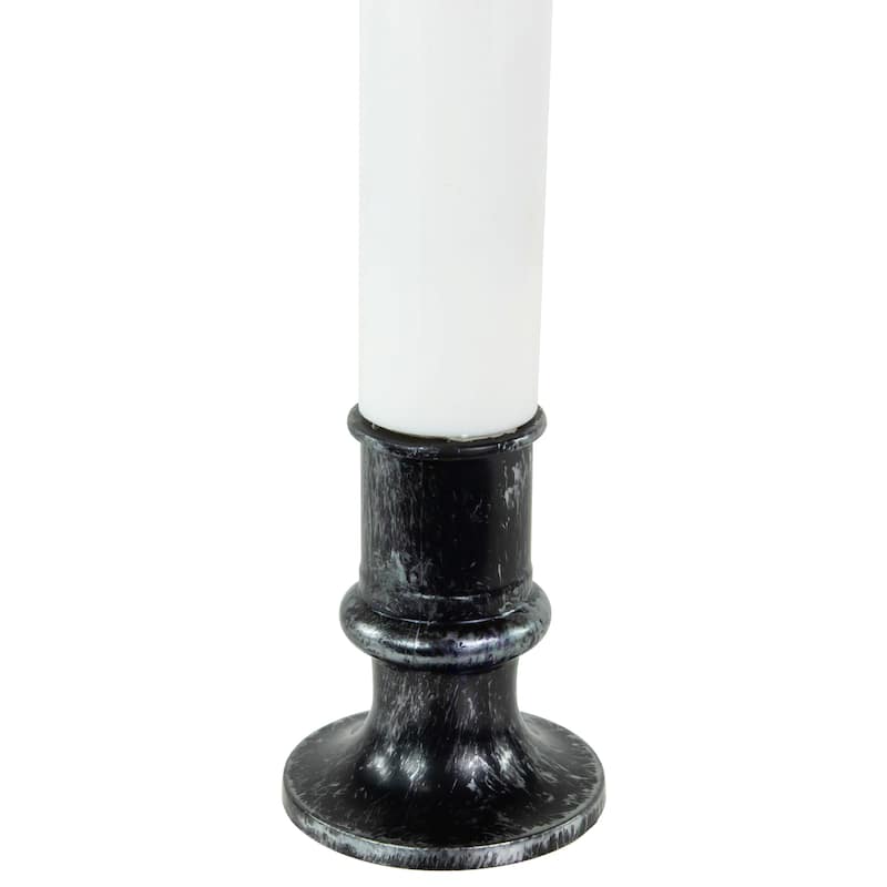 LED with Timer Dripping Blood Halloween Taper Candles - 9" - Set of 2