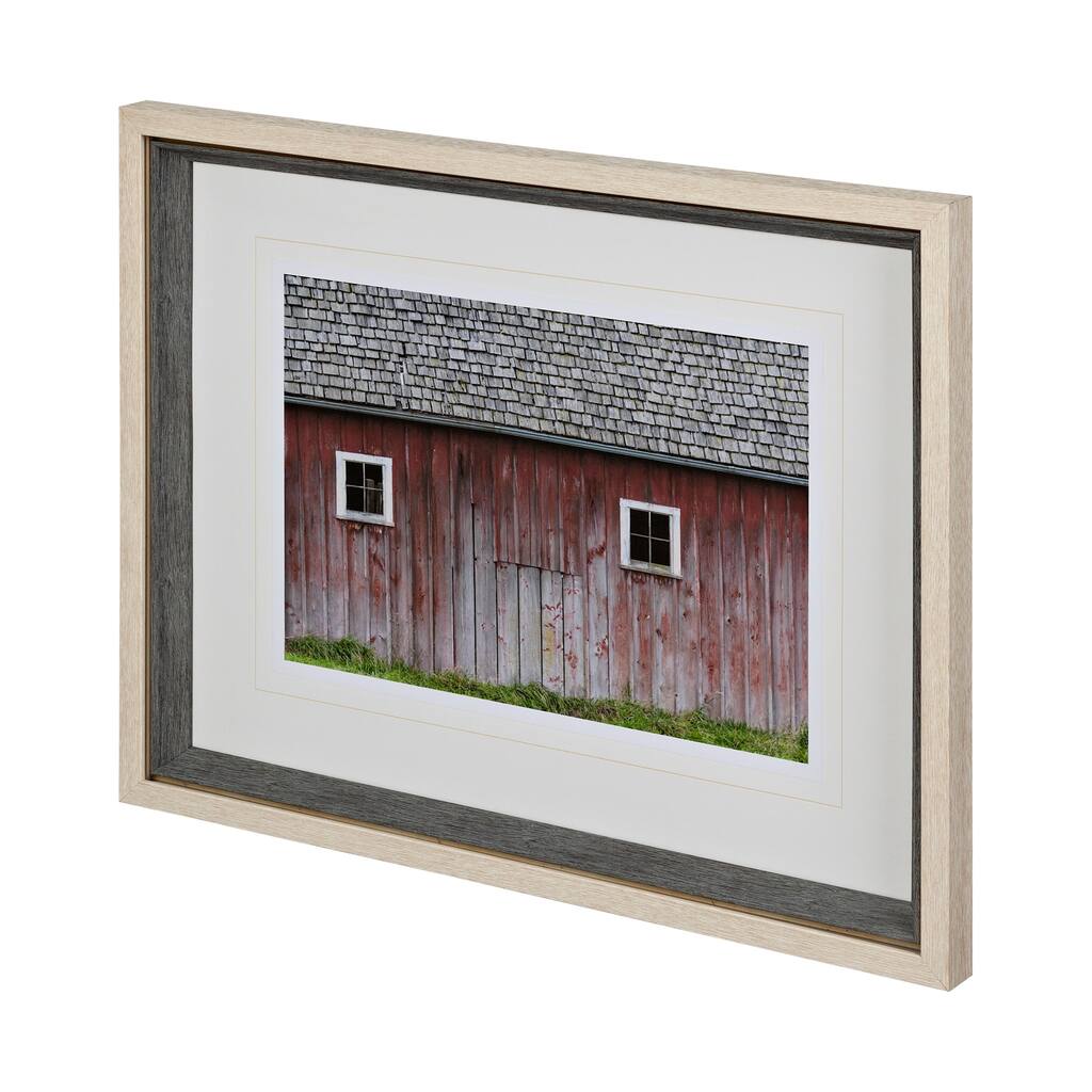 Barn Face Framed Art Print