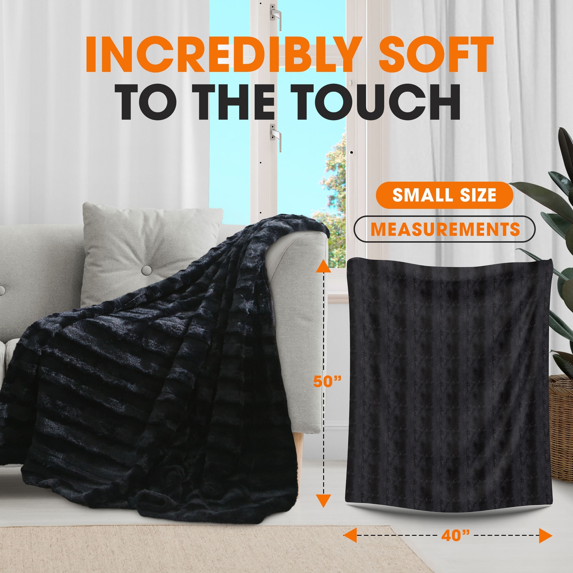 How big is sales 40 by 50 blanket