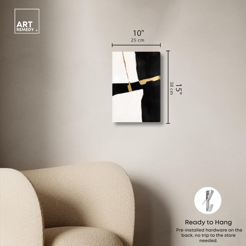 Dichotomy III Canvas by Art Remedy, Gallery Wrapped
