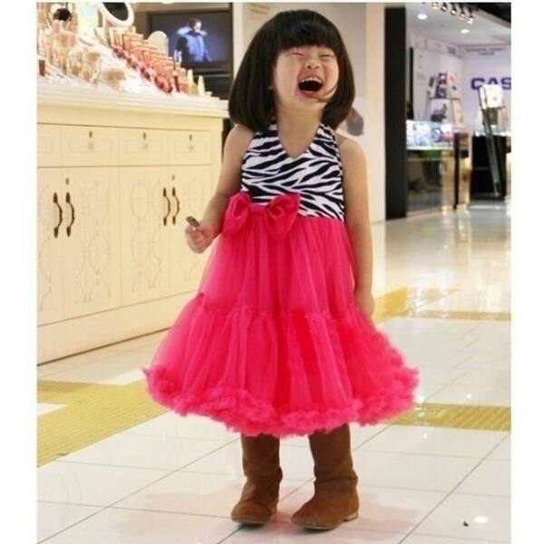 Shop Fashion Baby Girl S Princess Dress Round Neck Sleeveless