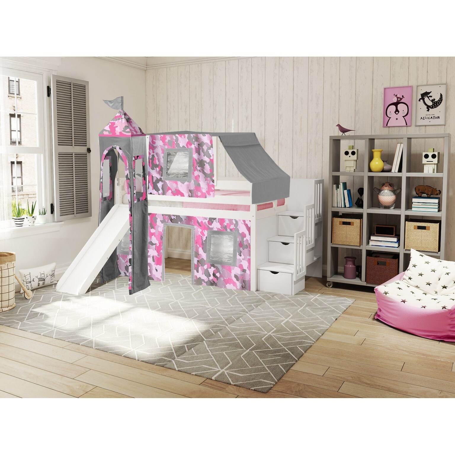 jackpot princess loft bed