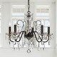preview thumbnail 2 of 7, Crystorama Lighting Group Butler 5 Light 23" Wide Crystal Chandelier