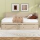 preview thumbnail 1 of 28, Beige Twin Wood Daybed with 2 Drawers, Guardrail, Vintage Style, No Box Spring Beige