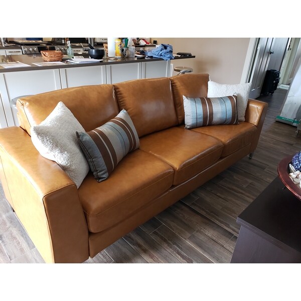 Bastian Aniline Leather Sofa By Inspire Q Modern On