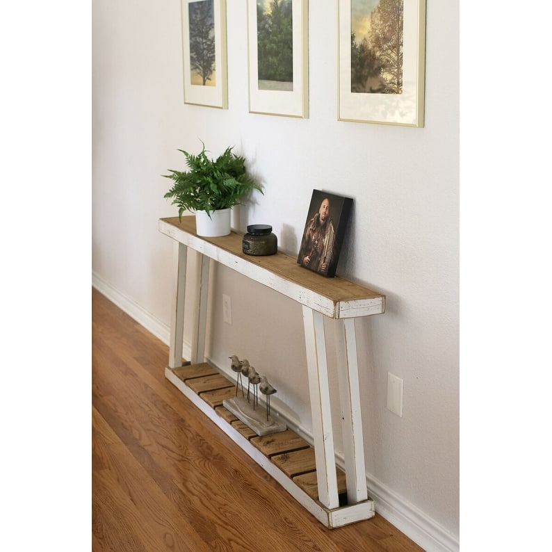 60 Inch A-Frame Single Top Console