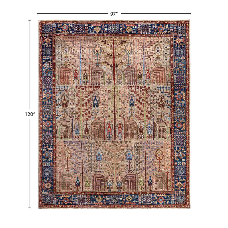 Serapi One-of-a-Kind Hand-Knotted Area Rug - Brown - 8' 1" x 10' 0"