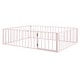 preview thumbnail 64 of 86, Twin/Full/Queen Size Floor Bed for Kids, Montessori Beds with Rails and Door, Metal Playhouse Bed Frame w/ Fence for Boys Girls