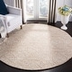 preview thumbnail 31 of 104, SAFAVIEH Handmade Blossom Mahalia Modern Floral Wool Rug 10'x10'Round - Beige/Ivory