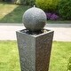 preview thumbnail 6 of 7, Glitzhome 40.25"H Floating Sphere Oversized LED Polyresin Fountain