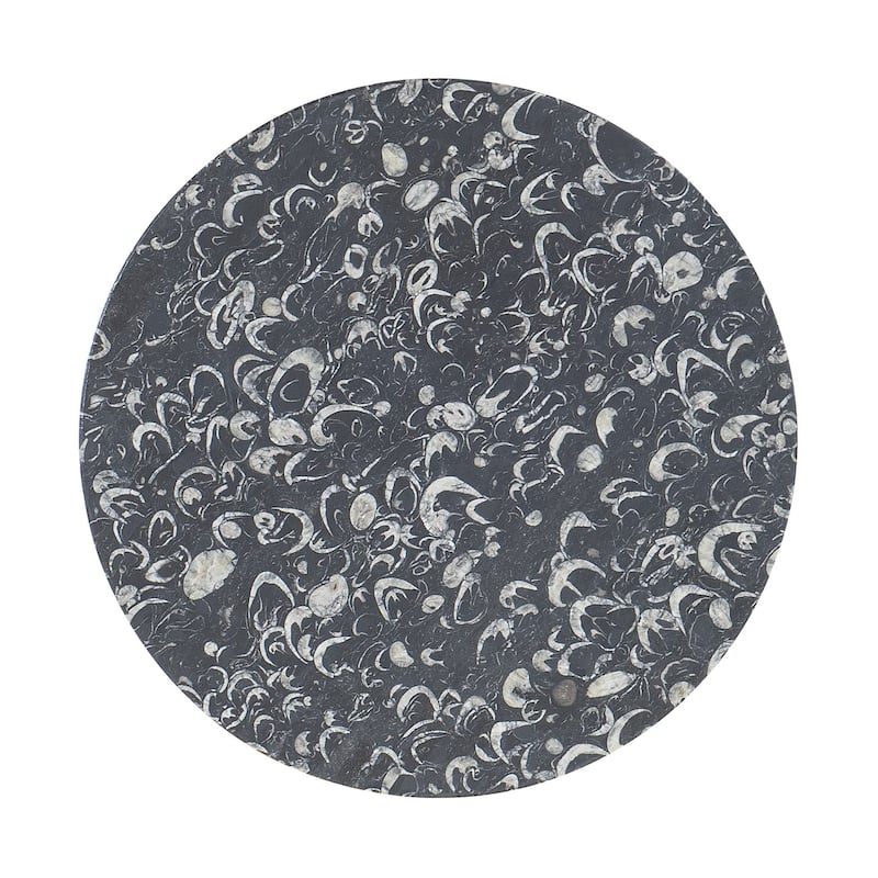 Hooker Furniture M17-50310-15 Estelle 18" Diameter Marble Top Metal
