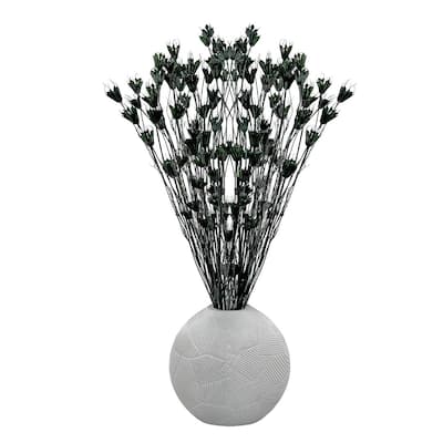Bundle of 4 Dried Octagon Flower, Nigella Orientalis-Love in a Mist, 24" - 24 inches