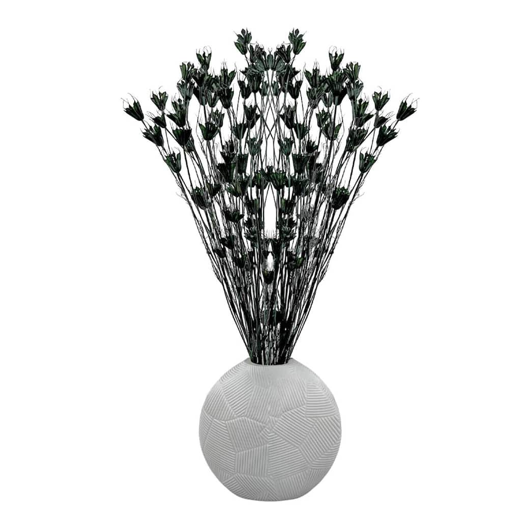 Bundle of 4 Dried Octagon Flower, Nigella Orientalis-Love in a Mist, 24" - 24 inches