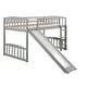 preview thumbnail 23 of 26, Stylish & Simple Twin size Loft Bed with Slide and Ladder, Maximized Space, Solid Construction & Versatility Galore
