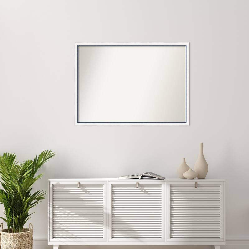 Morgan Non-Beveled Wood Framed Wall Mirror