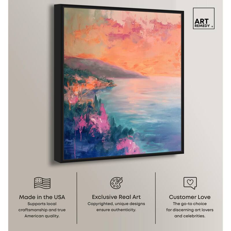 Tropical Twilight III Canvas by Art Remedy
