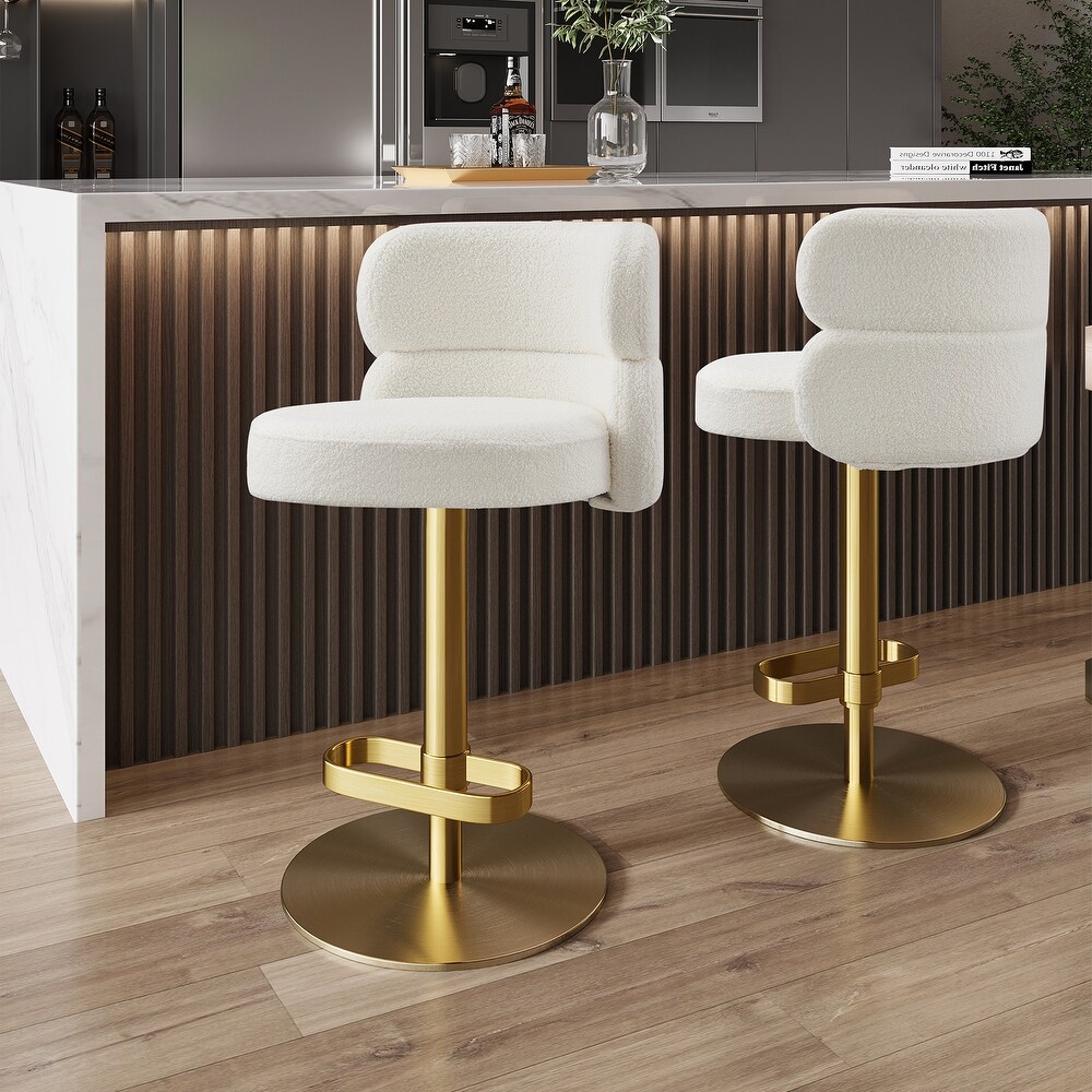 White Velvet Counter and Bar Stools Bed Bath Beyond