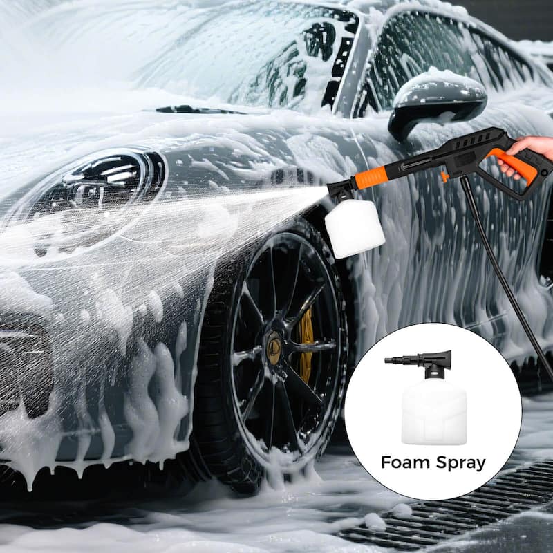 Ironmax Electric Pressure Washer with 4 Nozzles & Soap Bottle Lockable - See Details