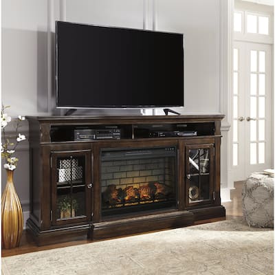 Roddinton 74" TV Stand with Electric Fireplace