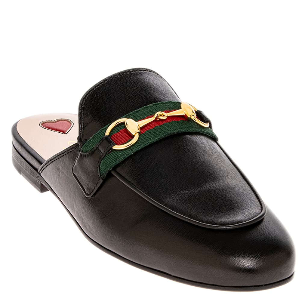 Gucci Princetown Slippers with Web