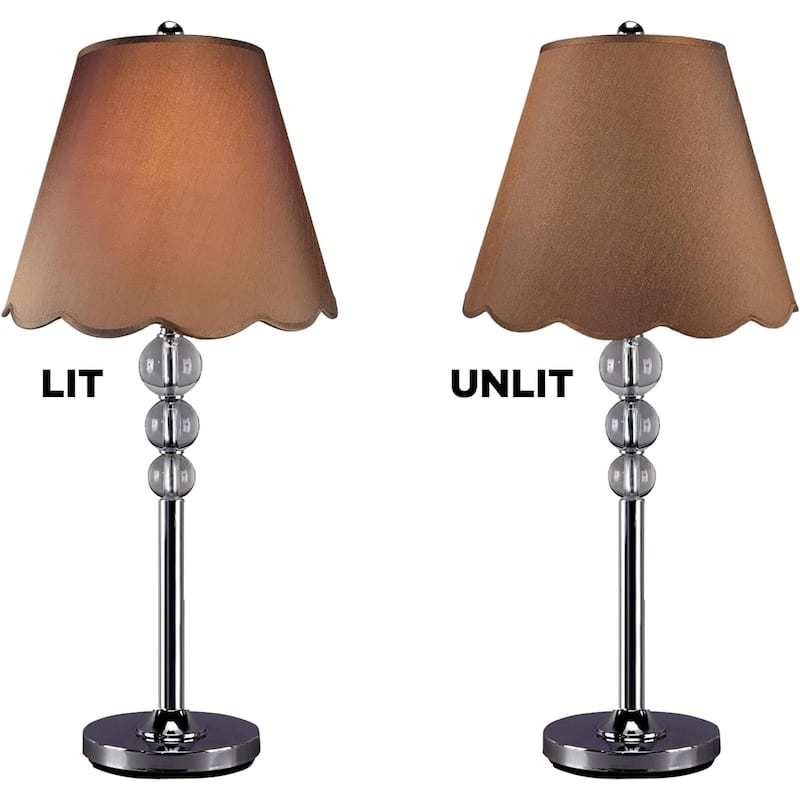Royal Designs Scallop Empire Lamp Shade Set of 2 - 7 x 13 x 10