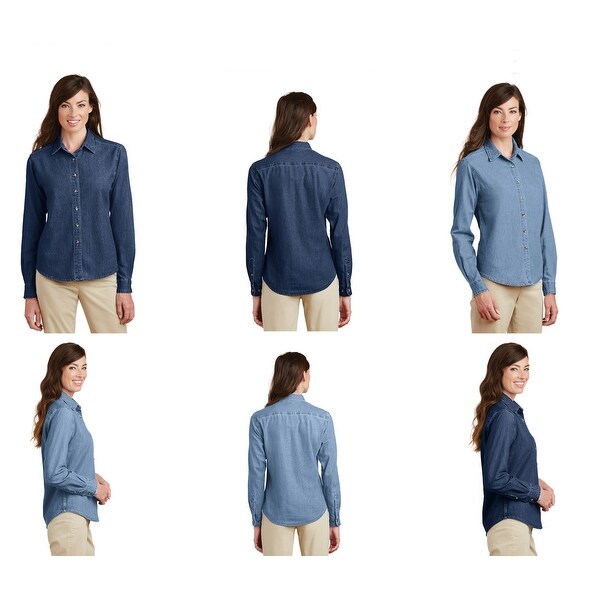 womens denim shirts for sale