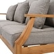 preview thumbnail 39 of 137, SAFAVIEH Couture Outdoor Martinique Solid Wood Patio Sofa