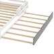 preview thumbnail 19 of 28, With Trundle Bed Wooden Twin Size Platform Bed with Storage Cabinet