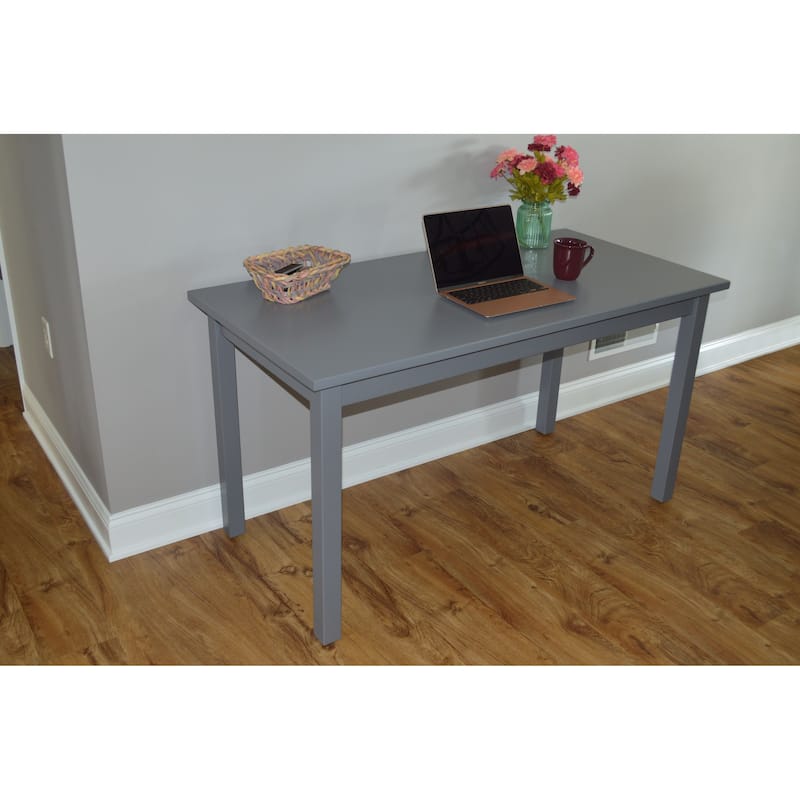 55" Yellow Pine Table - N/A - Grey