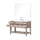 preview thumbnail 7 of 40, Lexora Norwalk Bath Vanity, Carrara Marble Top, Faucet Set, and Mirror