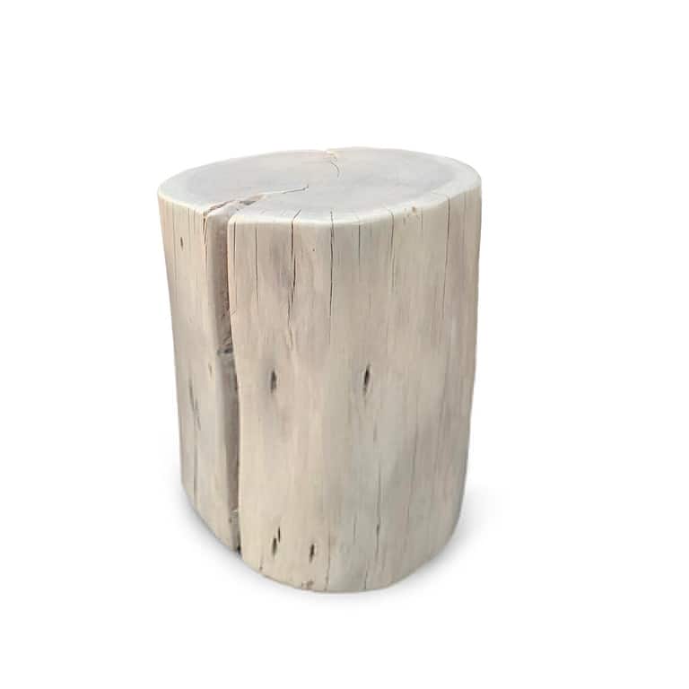 Urbia Solid Wood Stump - White Wash